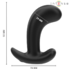 INTENSE - CHANDLER PLUG ANAL 10 VIBRACIONES NEGRO CONTROL REMOTO - Imagen 3