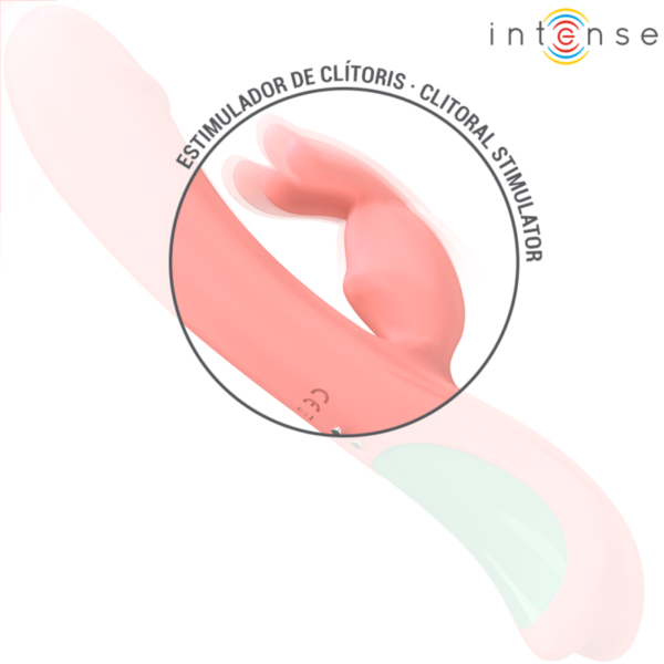 INTENSE - RACHEL VIBRADOR RABBIT 5 VIBRACIONES ROSA - Imagen 3
