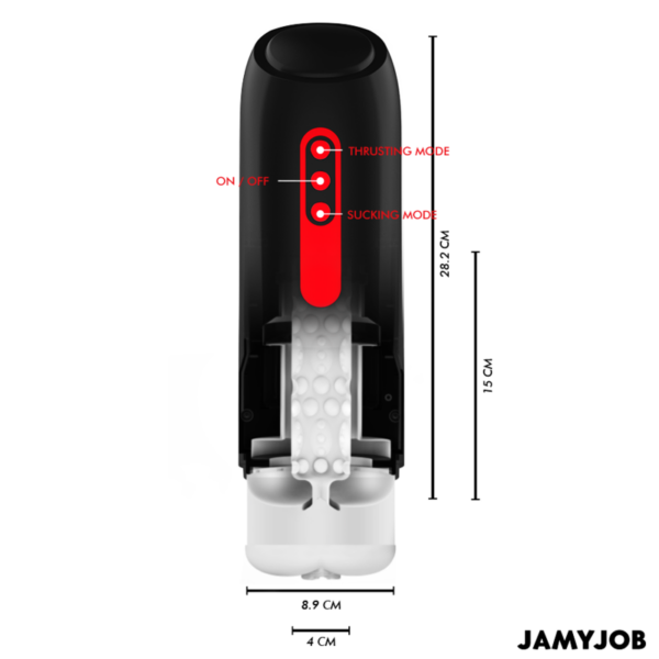 JAMYJOB - PHANTOM MASTURBADOR VAGINA AUTOMTICO 5 MODOS ONDAS ESTIMULADORAS Y EMPUJE - Imagen 3