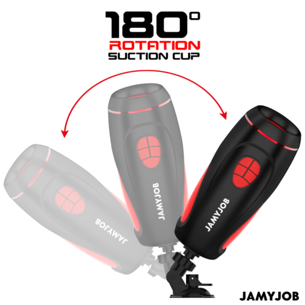 JAMYJOB - PYSTON BASE MASTURBADOR AUTOMÁTICO CON DILDO CONTROL REMOTO - Imagen 4