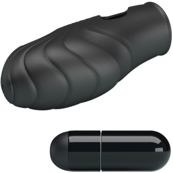 PRETTY LOVE - LICH VIBRADOR DE DEDO SILICONA NEGRO - Imagen 5
