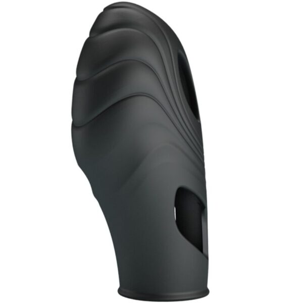 PRETTY LOVE - LICH VIBRADOR DE DEDO SILICONA NEGRO - Imagen 2