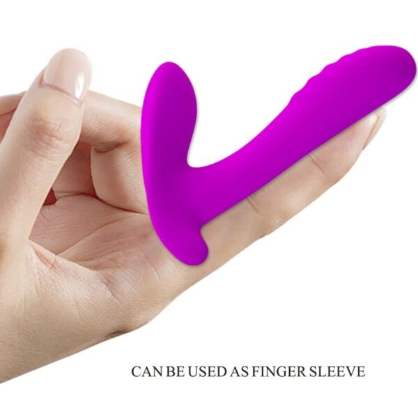 PRETTY LOVE - MASAJEADOR  VIBRADOR 12 VIBRACIONES CONTROL REMOTO MORADO - Imagen 5