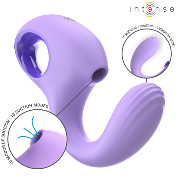 INTENSE - BAXTER VIBRADOR  ESTIMULADOR VIOLETA CONTROL REMOTO - Imagen 2