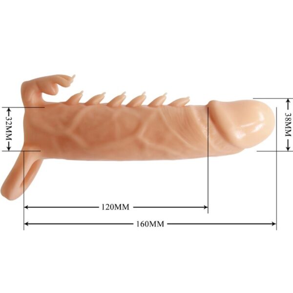 PRETTY LOVE - EMMIT FUNDA PARA PENE + ESTIMULADOR DE CLÍTORIS NATURAL - Imagen 4