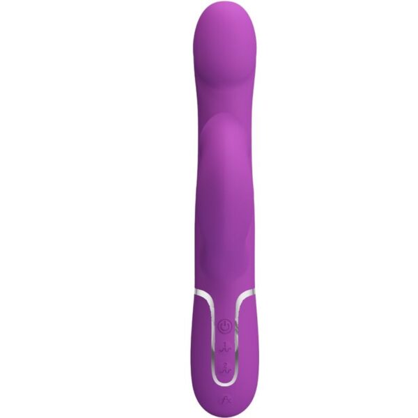 PRETTY LOVE - VIBRADOR  ESTIMULADOR MULTIFUNCIÓN 4 EN 1 MORADO - Imagen 2