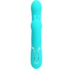 PRETTY LOVE - CAMMY TRIPLE VIBRADOR RABBIT MULTIFUNCIÓN 4 EN 1 AZUL - Imagen 2