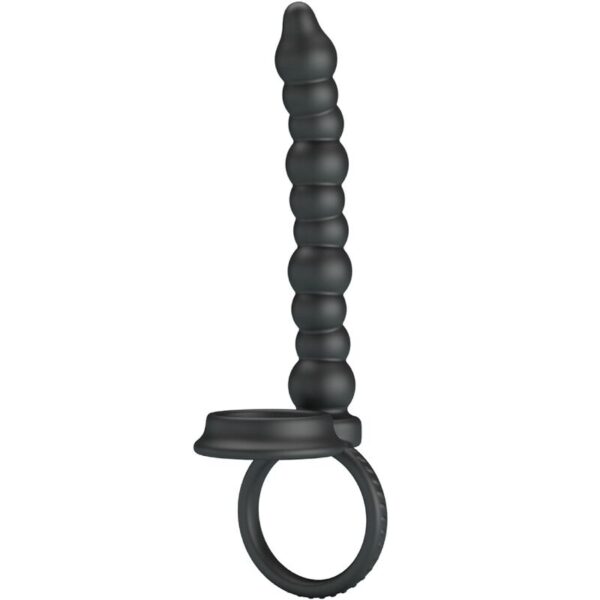 PRETTY LOVE - DILLION ANILLO PENE PARA DONLE PENETACIÓN NEGRO - Imagen 2