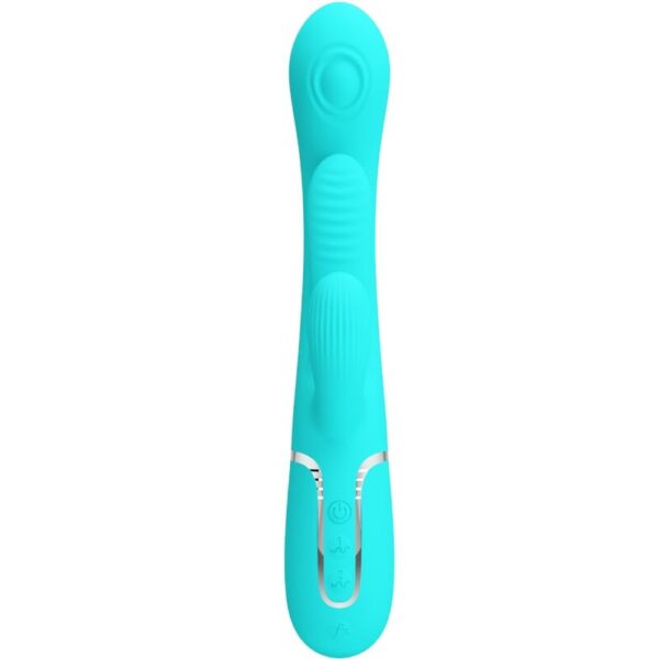 PRETTY LOVE - SHANIA TRIPLE VIBRADOR RABBIT MULTIFUNCIÓN 3 EN 1 - Imagen 2