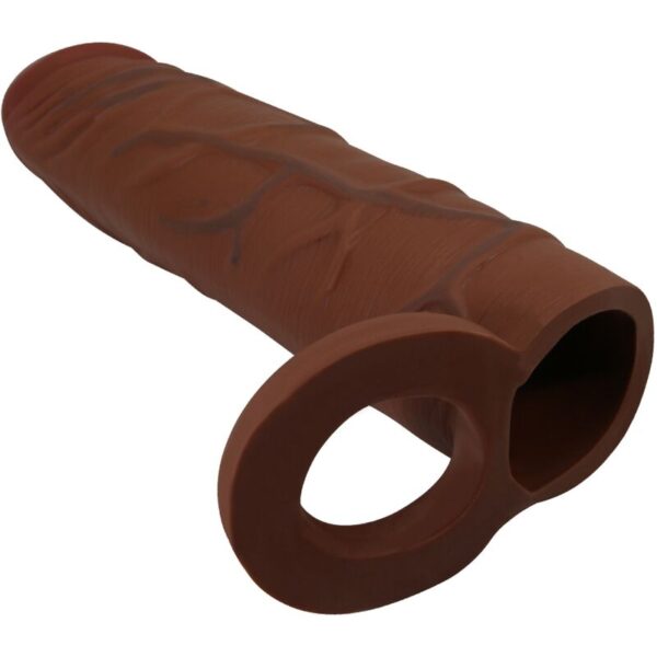 PRETTY LOVE - KAILE FUNDA PARA PENE CON EXTENSIÓN DE 2.5 CM MULATO - Imagen 3