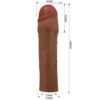 PRETTY LOVE - CHANE FUNDA PARA PENE CON EXTENSIÓN DE 5 CM MULATO - Imagen 5