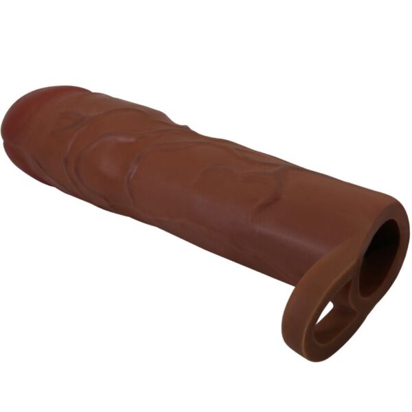PRETTY LOVE - GERD FUNDA PARA PENE CON EXTENSIÓN DE 7.6 CM MULATO - Imagen 3