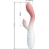 PRETTY LOVE - BRIGHTY VIBRADOR PUNTO G + ESTIMULADOR CLÍTORIS 30 VIBRACIONES ROSA - Imagen 4