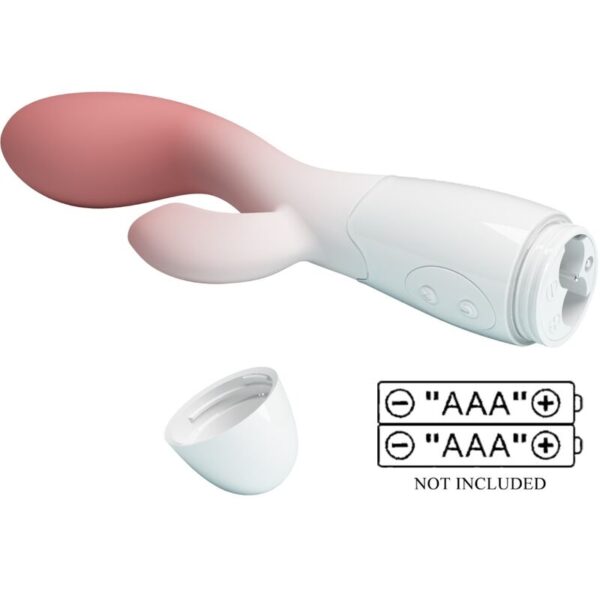 PRETTY LOVE - BRIGHTY VIBRADOR PUNTO G + ESTIMULADOR CLÍTORIS 30 VIBRACIONES ROSA - Imagen 5