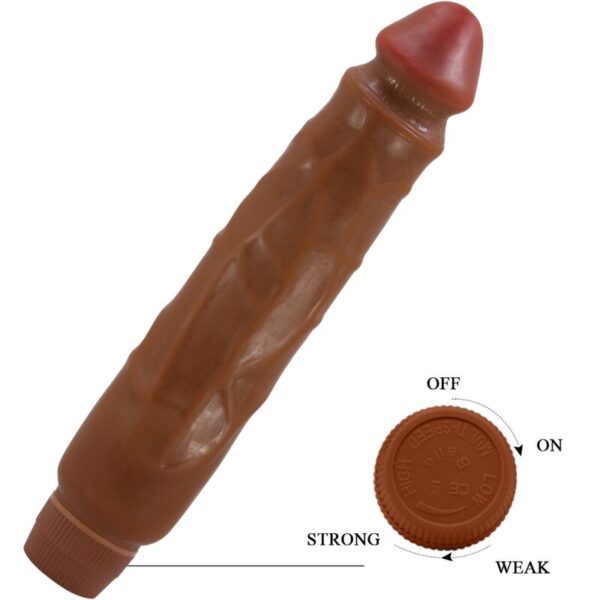 BAILE - JACK VIBRADOR REALÍSTICO 26 CM MULATO - Imagen 4