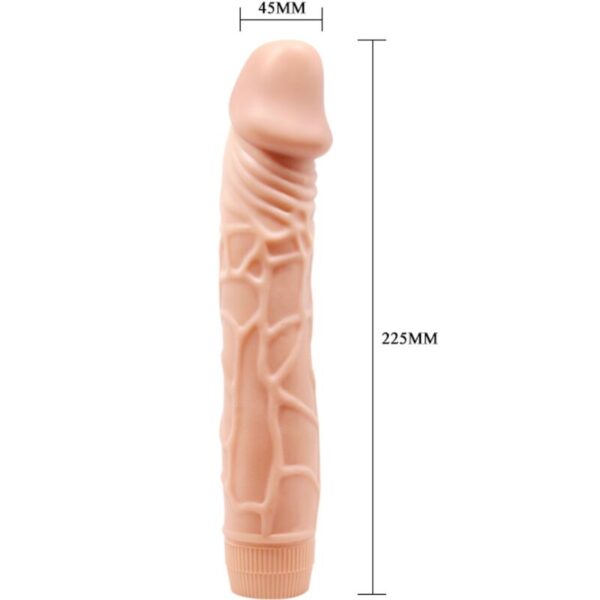 BAILE - BOB VIBRADOR REALÍSTICO 22.5 CM NATURAL - Imagen 5