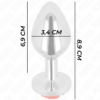 KINK - PLUG ANAL ROSA ROJA TALLA M - Imagen 4