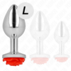 KINK - PLUG ANAL ROSA ROJA TALLA L - Imagen 2