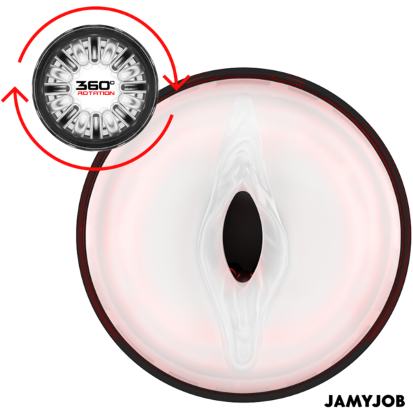 JAMYJOB - STORM MASTURBADOR VAGINA AUTOMÁTICO 10 MODOS ROTACIÓN Y EMPUJE - Imagen 4