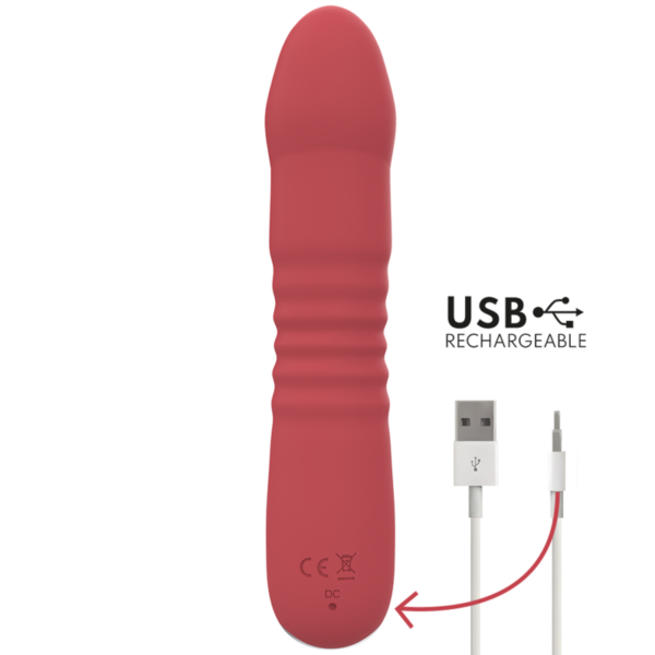 INTENSE - JUNI UP  DOWN 10 VIBRACIONES ROJO - Imagen 3