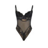 SUBBLIME - 955618 BODY DE ENCAJE CON CIERRE INFERIOR NEGRO S/M - Imagen 5