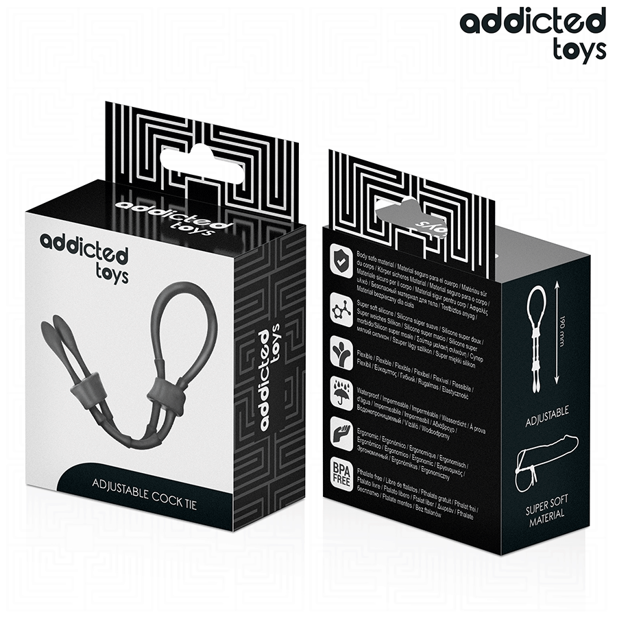 ADDICTED TOYS - CUERDA SILICONA AJUSTABLE PARA EL PENE - Imagen 7