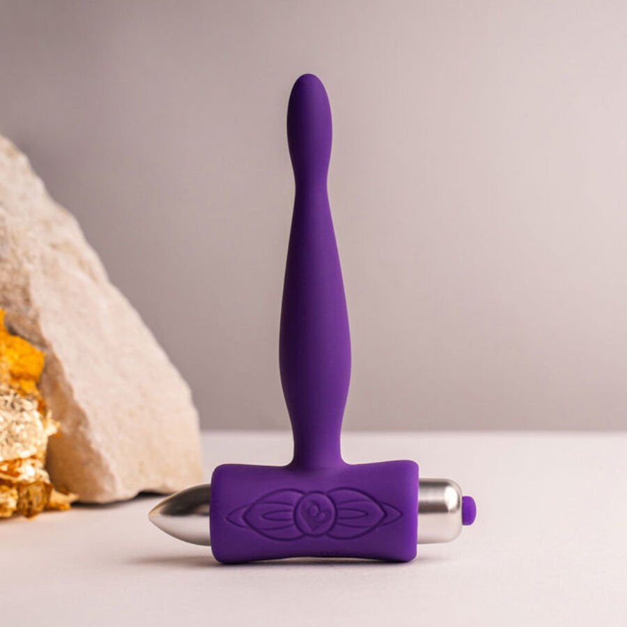 ROCKS- OFF - PETITE SENSATIONS TEAZER PLUG ANAL VIBRADOR MORADO - Imagen 2