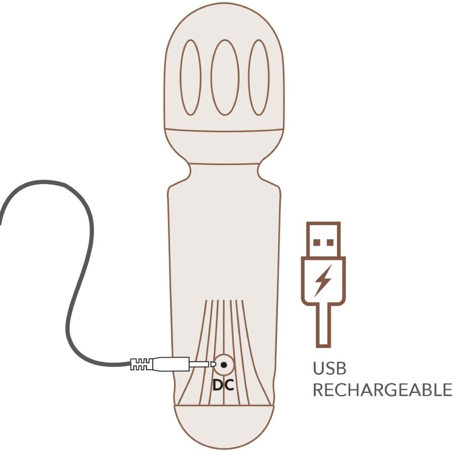 ROCKS-OFF - MINI VARITA RECARGABLE 16 FUNCIONES VIOLETA - Imagen 5