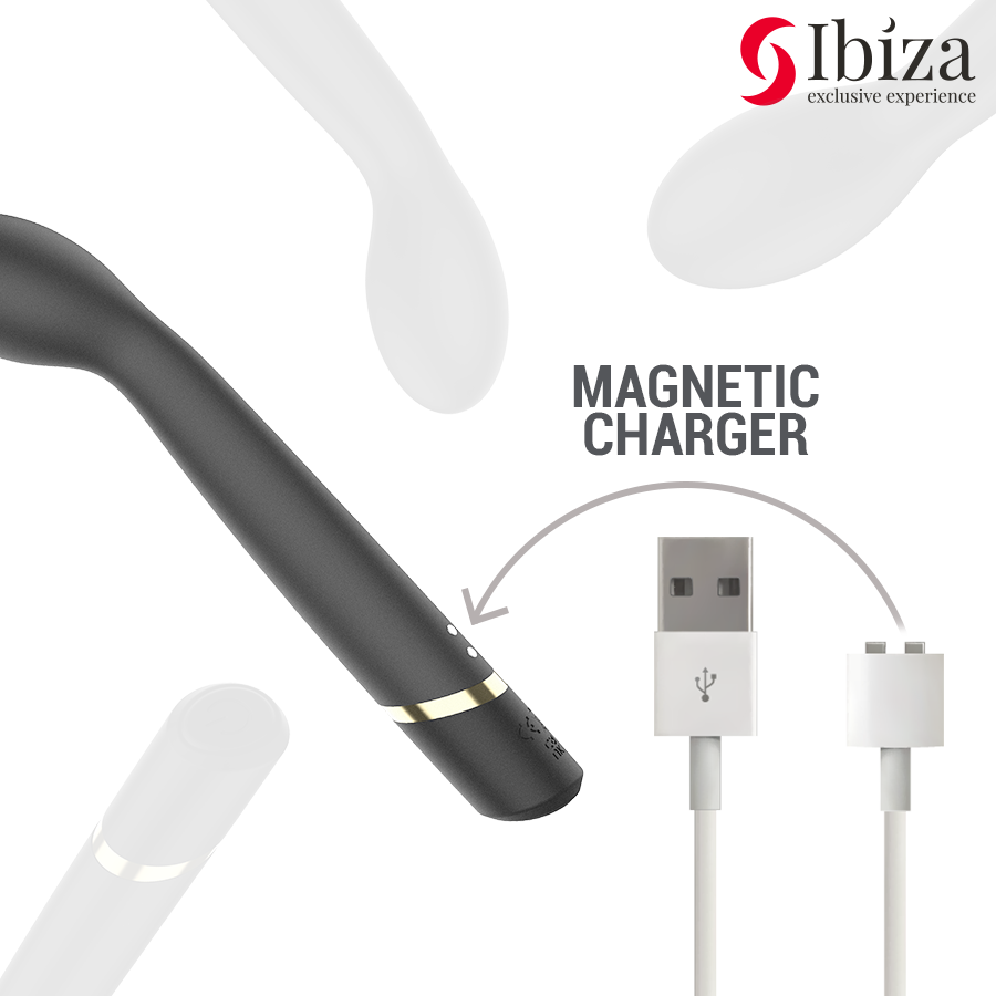 IBIZA - VIBRADOR PUNTOG 10 VIBRACIONES RECARGABLE - Imagen 7