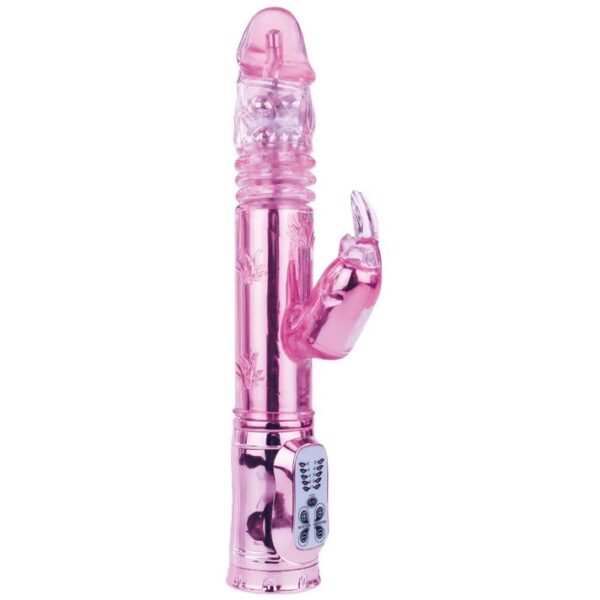BAILE - THROBBING BUNNY ROTADOR RAMPANTE ROSA - Imagen 2