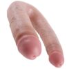 KING COCK - DILDO DOBLE PENETRACIÓN 17.8 CM NATURAL - Imagen 3