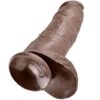 KING COCK - 12 PENE REALÍSTICO MARRÓN 30.48 CM - Imagen 2