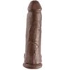 KING COCK - 12 PENE REALÍSTICO MARRÓN 30.48 CM - Imagen 3