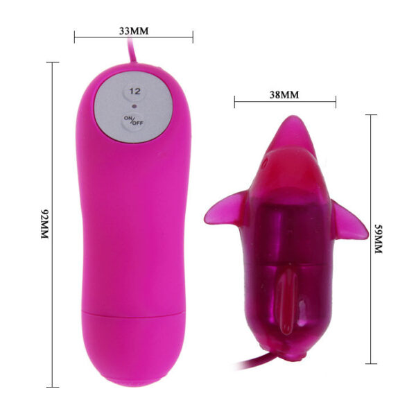 BAILE - CUTE SECRET DELFIN VIBRADOR 12V - Imagen 5