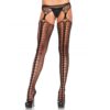 LEG AVENUE - MEDIAS CON LIGUERO EXCLUSIVE NEGRO
