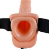 FETISH FANTASY SERIES - 11 ARNES VIBRADOR CON TESTICULOS HUECO MAN 27.9 CM NATURAL - Imagen 2
