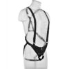 KING COCK - STRAP-ON CON DILDO HUECO 28 CM Y TIRANTES COLOR CARNE - Imagen 5
