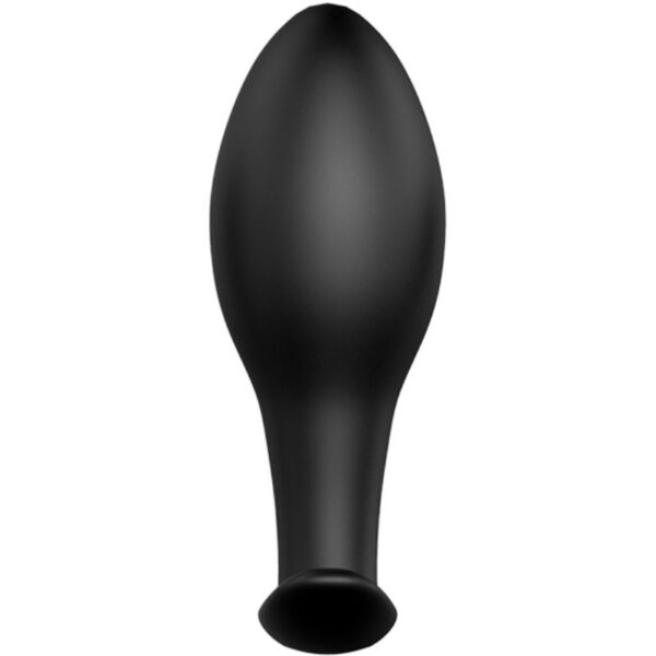 PRETTY LOVE - PLUG ANAL SILICONA FORMA ANCLA 12 MODOS VIBRACIÓN NEGRO - Imagen 4