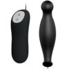 PRETTY LOVE - PLUG ANAL SILICONA 12 MODOS VIBRACIÓN NEGRO - Imagen 2