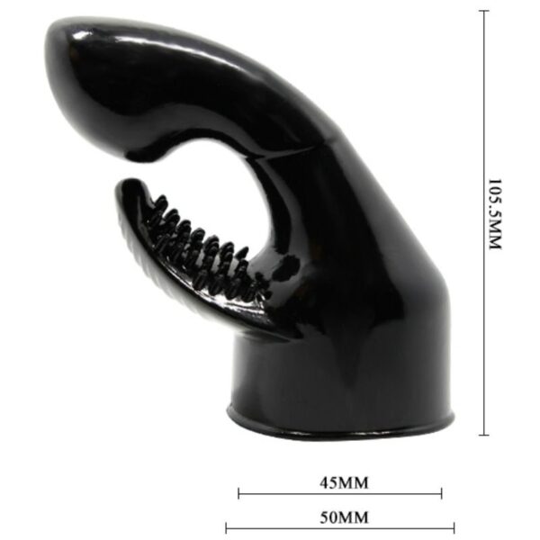 BAILE - POWER HEAD CABEZAL INTERCAMBIALE PARA MASAJEADOR ESTIMULACION PUNTO G Y CLITORIS - Imagen 4