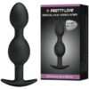 PRETTY LOVE - BOLAS ANALES SILICONA 12.5 CM NEGRO - Imagen 2