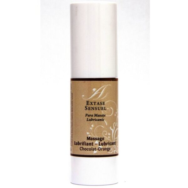 EXTASE SENSUAL - LUBRICANTE CHOCOLATE  NARANJA 30 ML - Imagen 2
