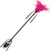 SECRETPLAY - FUSTA  PLUMA NEGRO Y FUCSIA - Imagen 2
