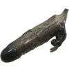 BAILE - BRAVE MAN FUNDA REALISTICA PENE CON RABBIT 16.5 CM NEGRO - Imagen 3