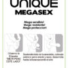 UNIQ - MEGASEX PRESERVATIVOS SENSITIVOS CON LIGUERO SIN LATEX 3 UNIDADES - Imagen 2