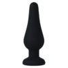 INTENSE - ANAL PLUG PIPO M SILICONE NEGRO 11 CM - Imagen 2
