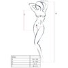 PASSION - WOMAN BS035 BODYSTOCKING ROJO TALLA ÚNICA - Imagen 2