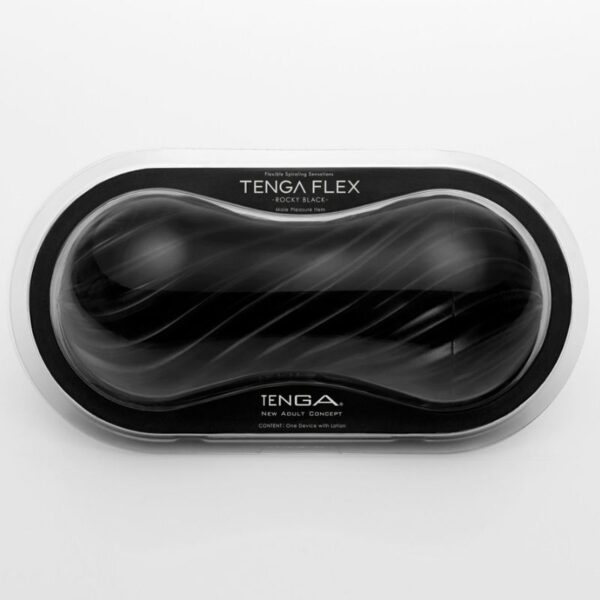 TENGA - FLEX MASTUBADOR MASCULINO NEGRO - Imagen 2