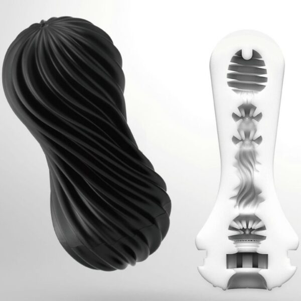TENGA - FLEX MASTUBADOR MASCULINO NEGRO - Imagen 3