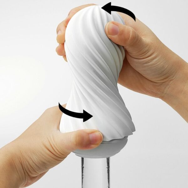 TENGA - FLEX MASTUBADOR MASCULINO BLANCO - Imagen 4